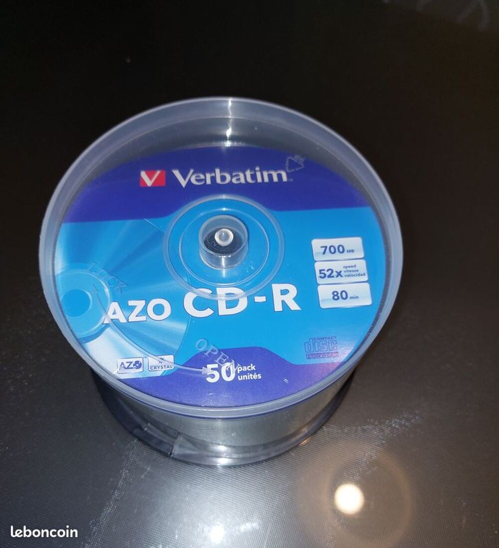 tour CD Verbatim - 50 x CD-R - 700 Mo (80 min) 52x Audio et hifi