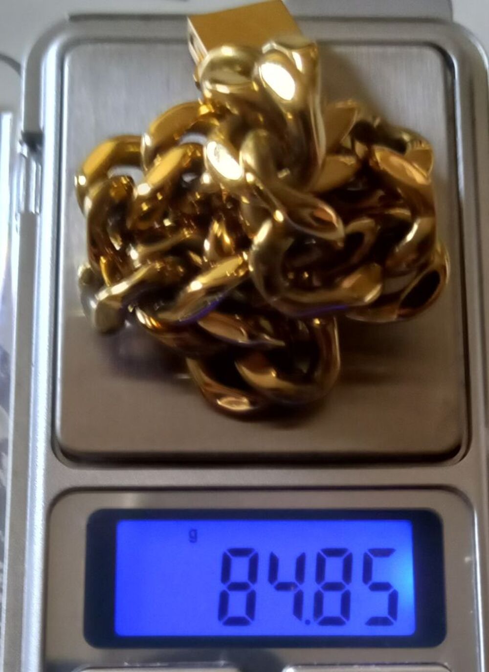 GOURMETTE PLAQUE OR Bijoux et montres