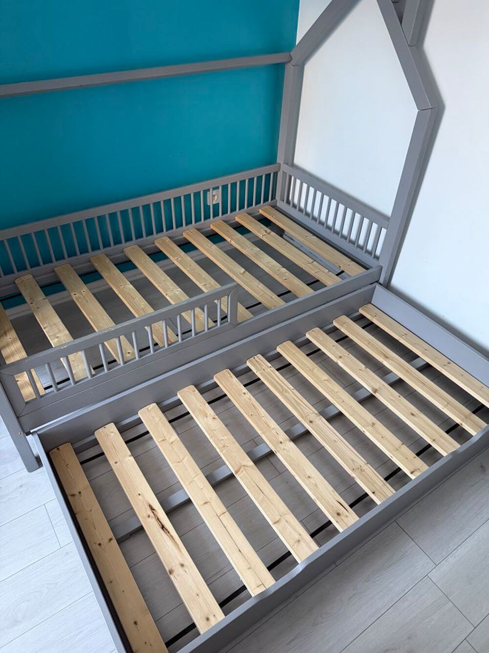 Lit cabane enfant en bois - 2 couchages ? 90x190 &amp; 80x180 Mobilier enfants
