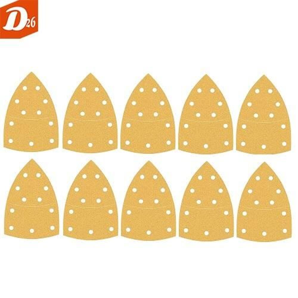   10 feuilles abrasives BOSCH 102x62mm/ 93mm 11 Trous Grain 80 