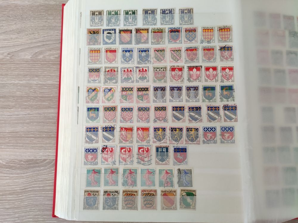 Collection de timbres 