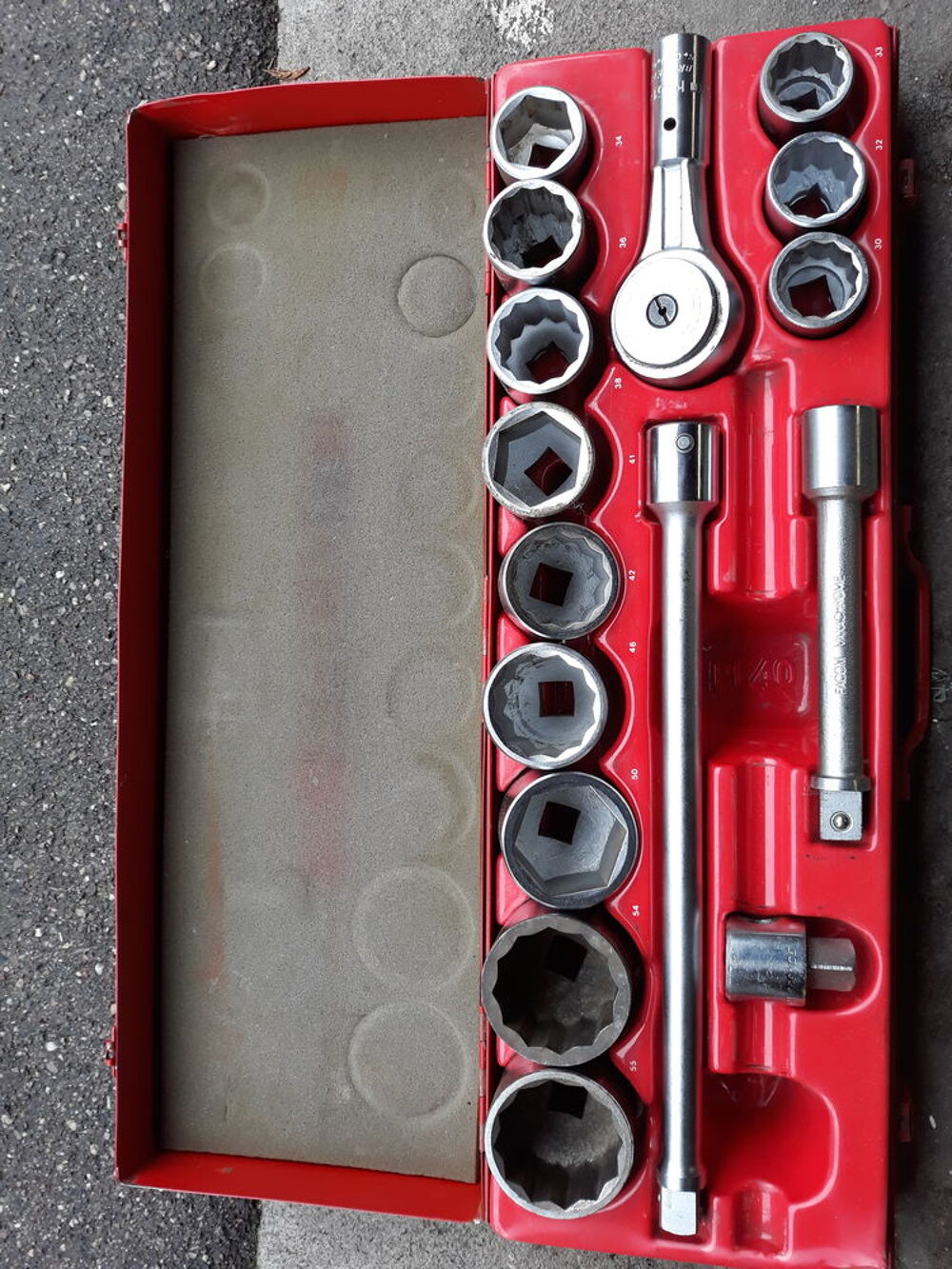 Coffret facom poids lourds s&eacute;rie k de 30mm a 55 mm Bricolage