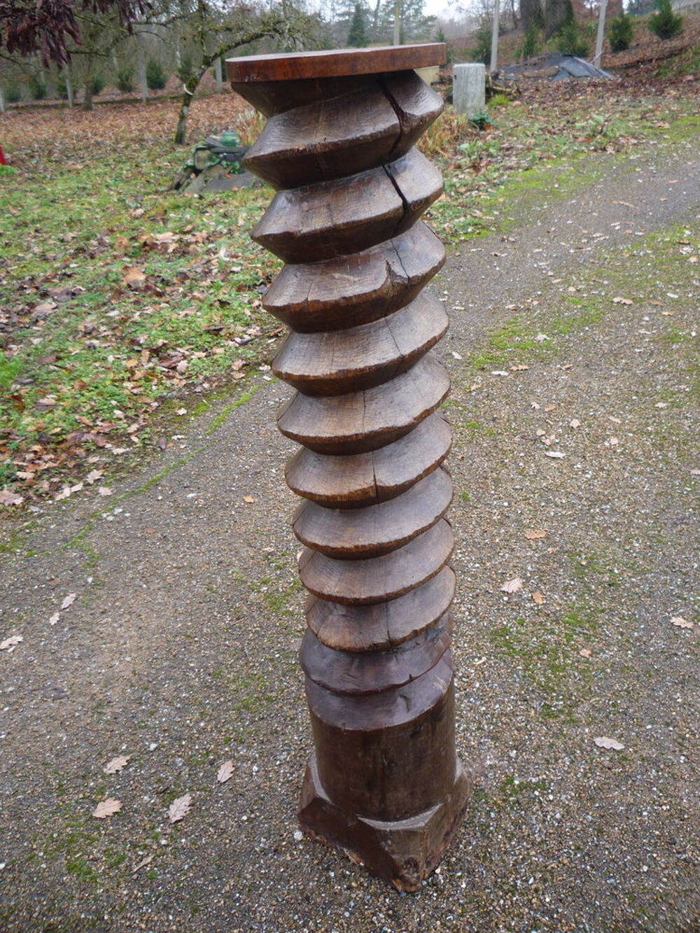 Vis de pressoir,porte vase,sellette,d&eacute;co Décoration