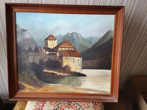 TABLEAU EFFECTUE PAR UN PEINTRE 0 Noyon (60)