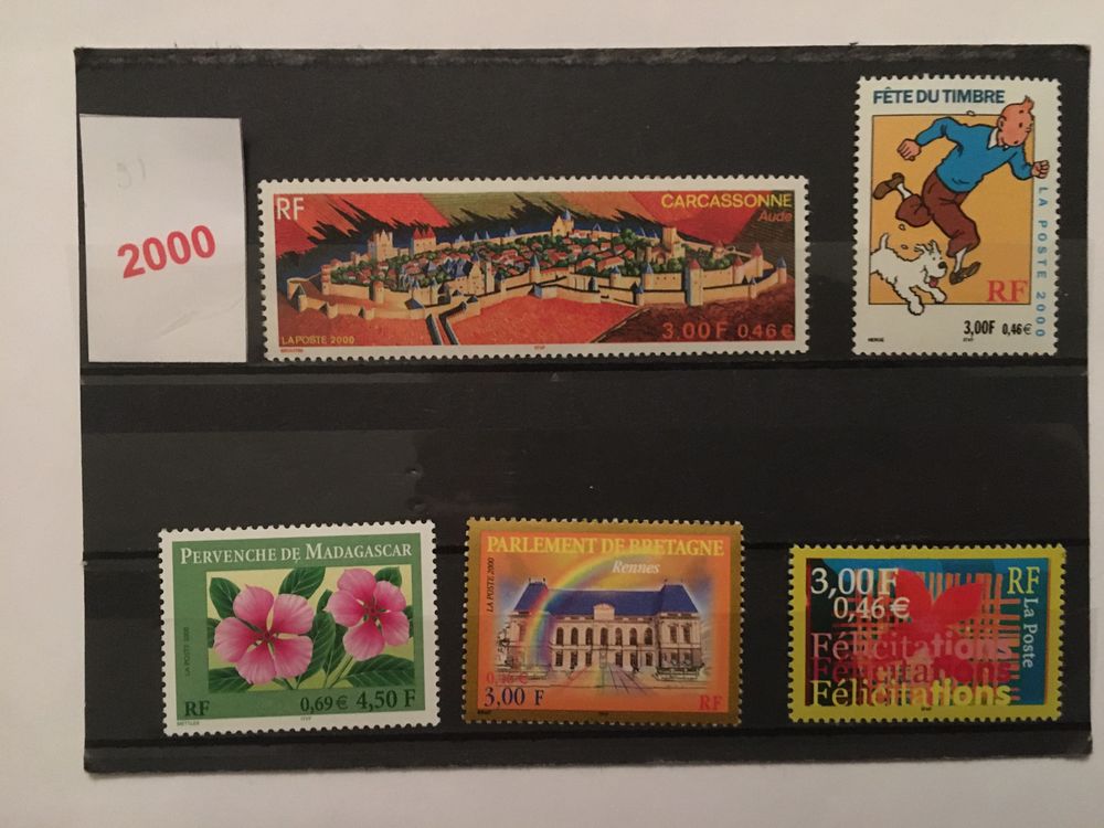Timbres de collection de France ** Neufs 2000 