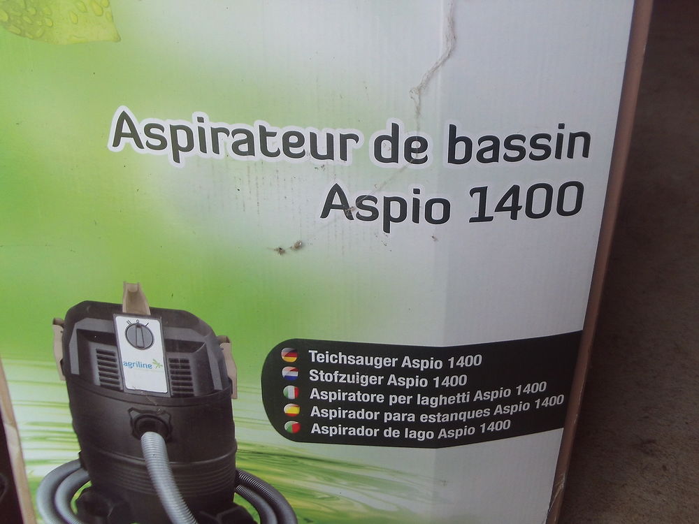 Aspirateur pour bassin Poissons *1400 W * Agriline * TBE Jardin