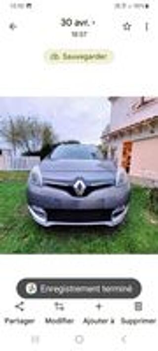 Grand Sc&eacute;nic III Grand Sc&eacute;nic dCi 130 Energy Bose Edition 5 pl 2015 occasion 17600 Saint-Romain-de-Benet