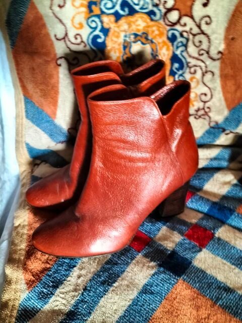 Boots cuir hoss Espagne pointure 37 excellent tat 18 Cachan (94)