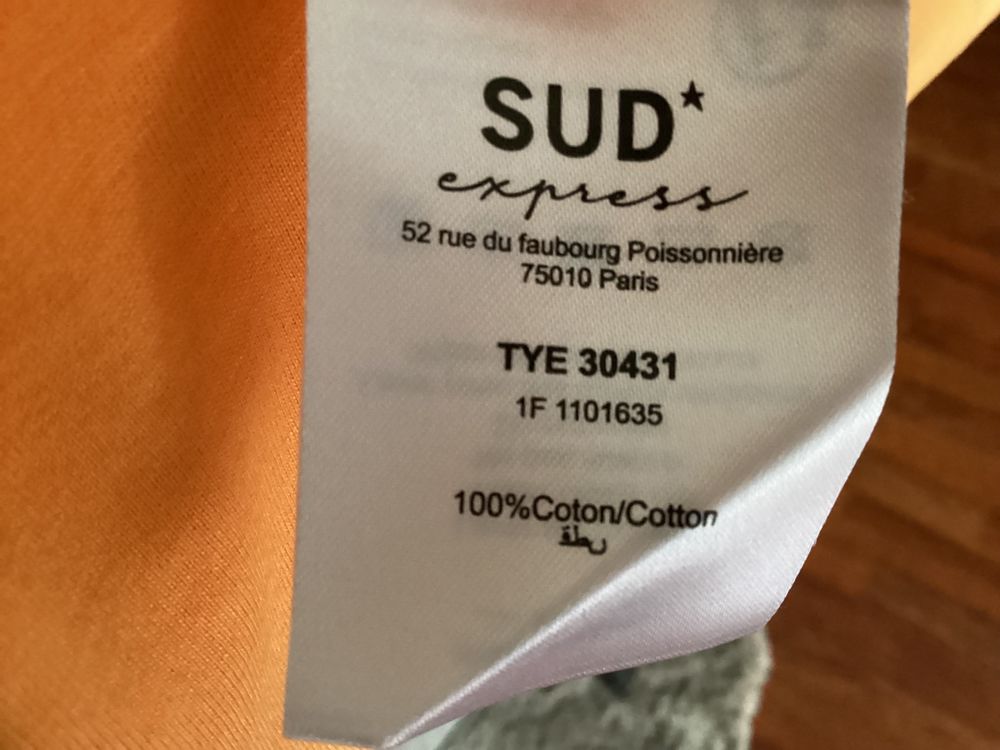 Tee shirt Neuf SUD EXPRESS Vêtements