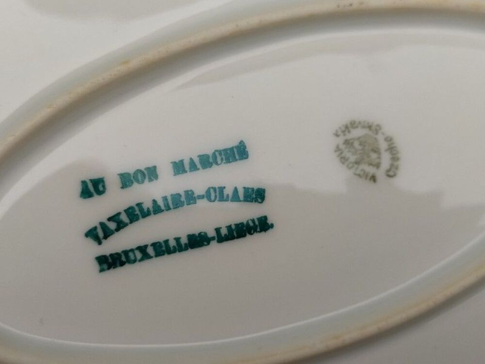 Vaisselle Porcelaine Victoria Czecho-Slovakia Bruxelles 
