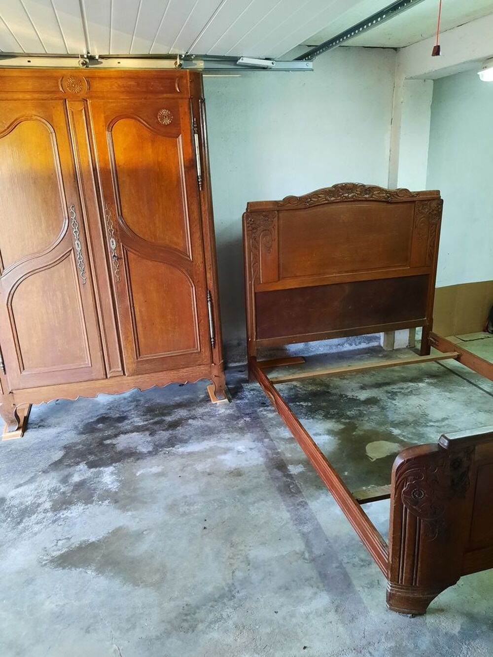 Armoire et lit ancien Meubles