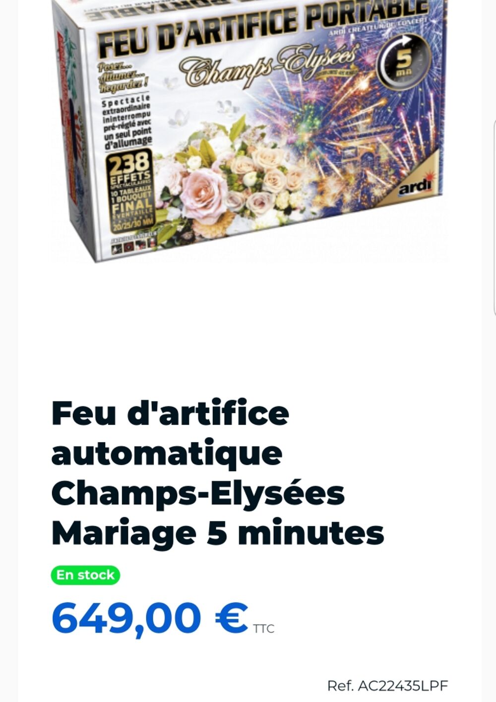 Feux d'artifice Jeux / jouets