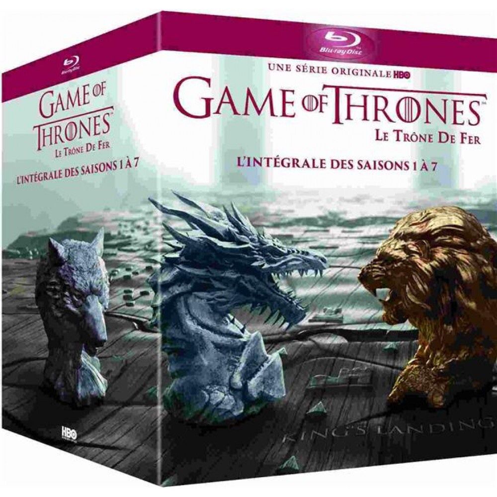 Game of Thrones int&eacute;grale saison 1 &agrave; 7 DVD et blu-ray