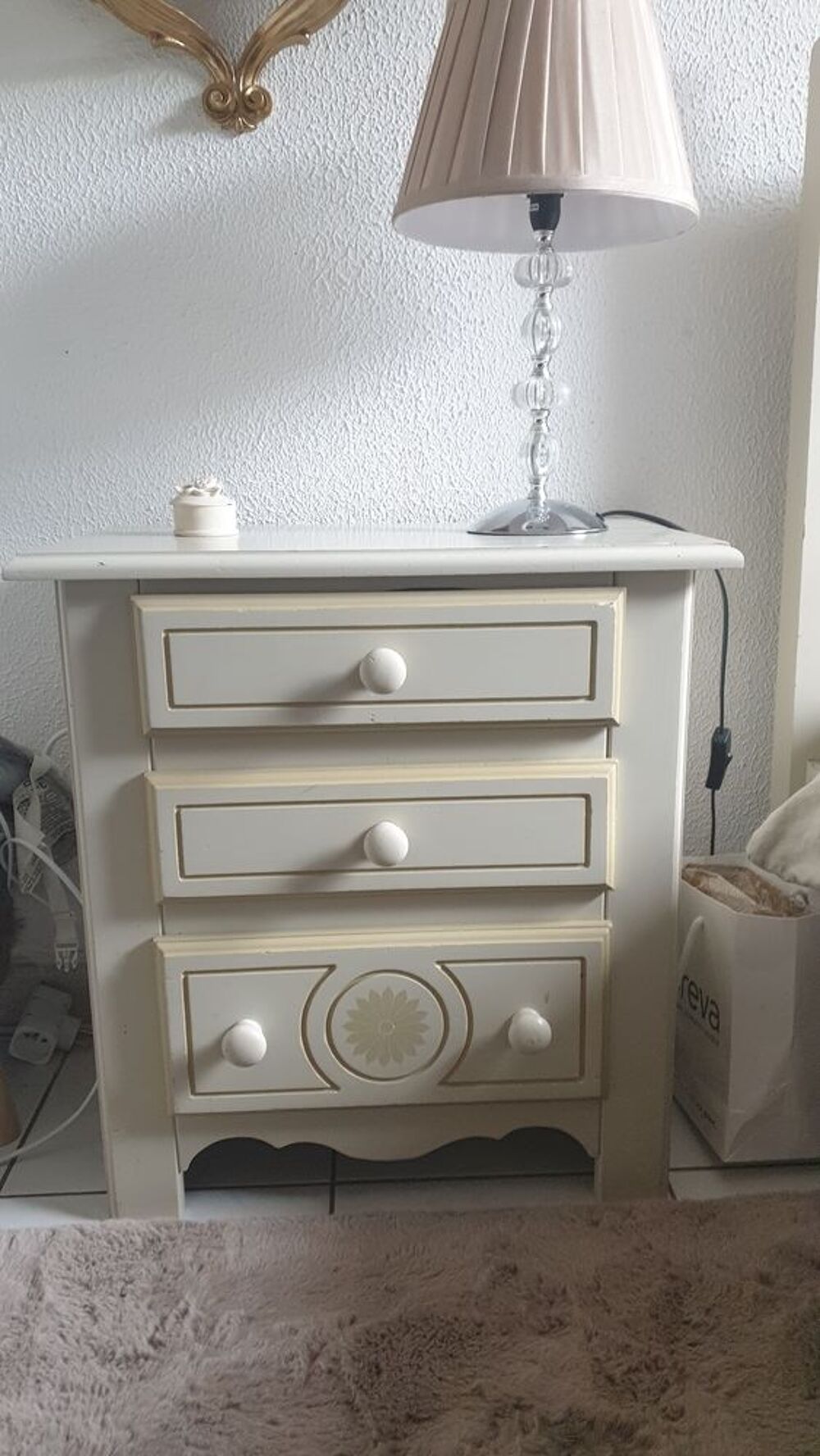 Chambre compl&egrave;te bois massif Meubles