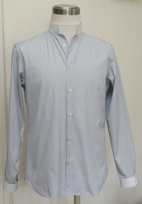 Chemise bleu rayée DIOR T.41 ou T.L 100 Issy-les-Moulineaux (92)