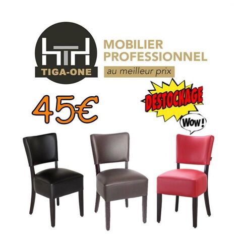chaise confortable  Pizzeria 45 75001 Paris