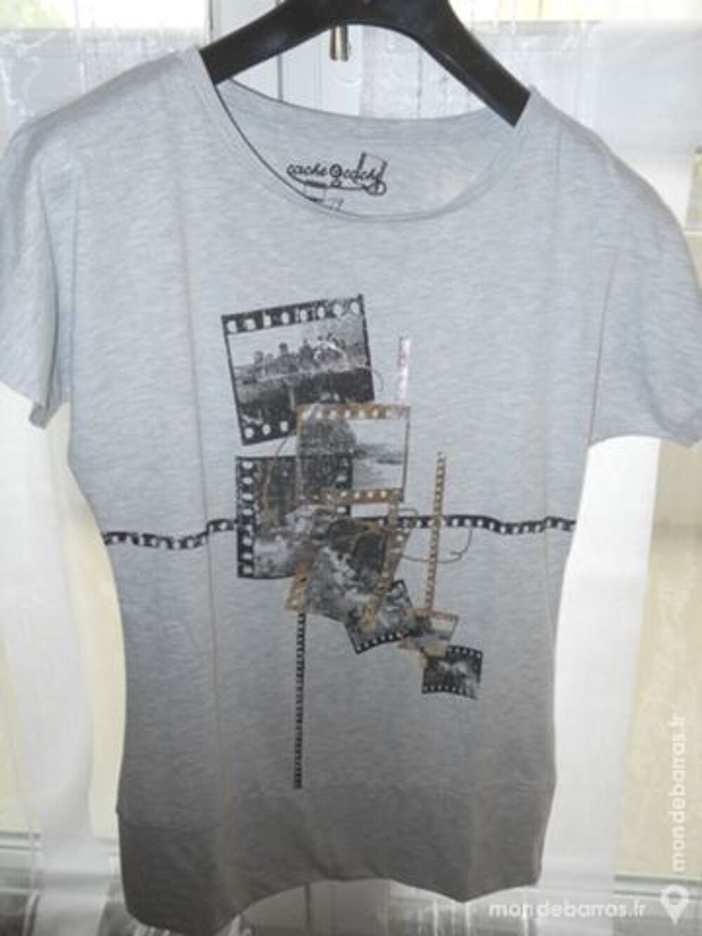 Tshirt gris neuf Taille 36 Vêtements