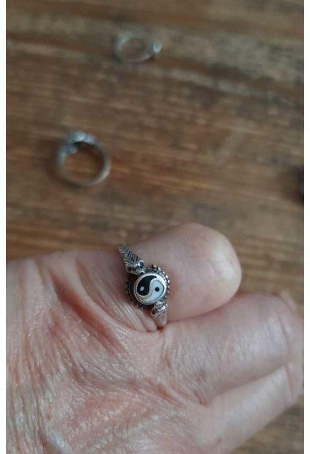 bague argent serpent yang yang Bijoux et montres
