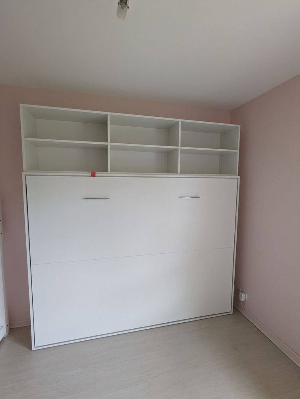 Armoire lit escamotable avec rangement et matelas Meubles