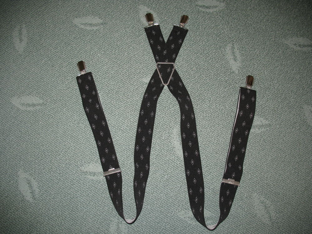 Paire de bretelles pour pantalon - NEUVE Maroquinerie