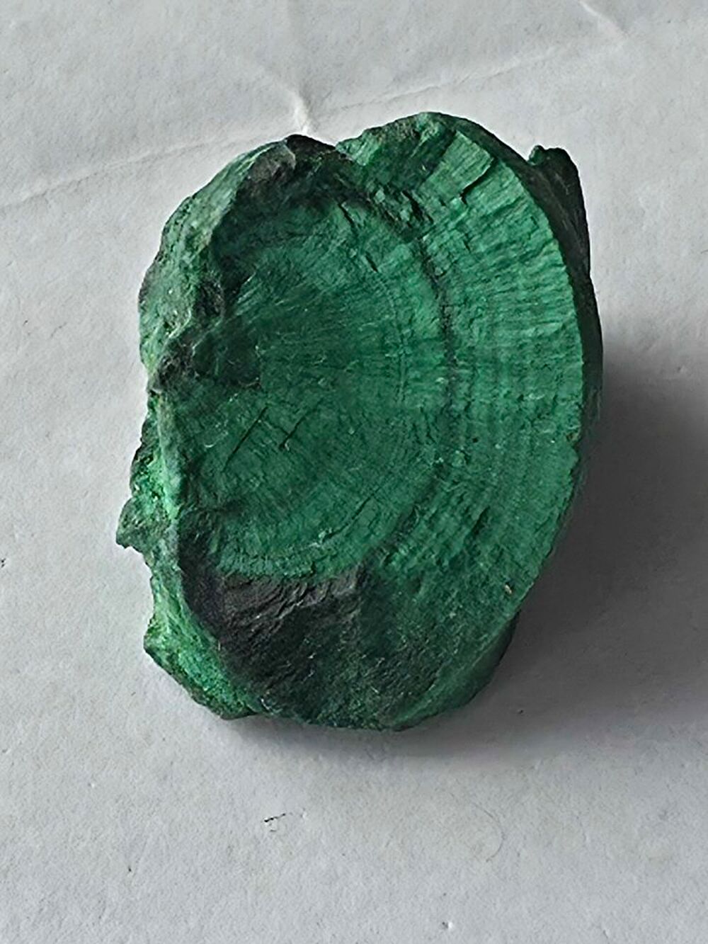Sp&eacute;cimen Malachite Stalactitique Fibro-Radi&eacute;e 29g-Collection Lithoth&eacute;rapie 