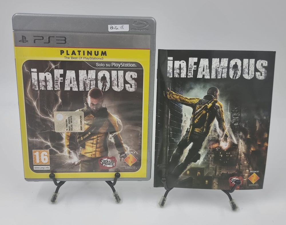 Jeu Playstation 3 Infamous (Platinum) (boite IT) complet Consoles et jeux vidéos