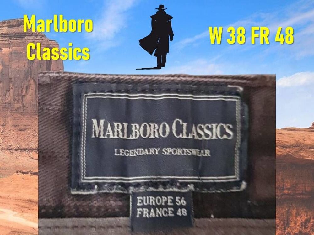 Pantalon Homme Marlboro Classics Marron taille W38 / FR48
Vêtements