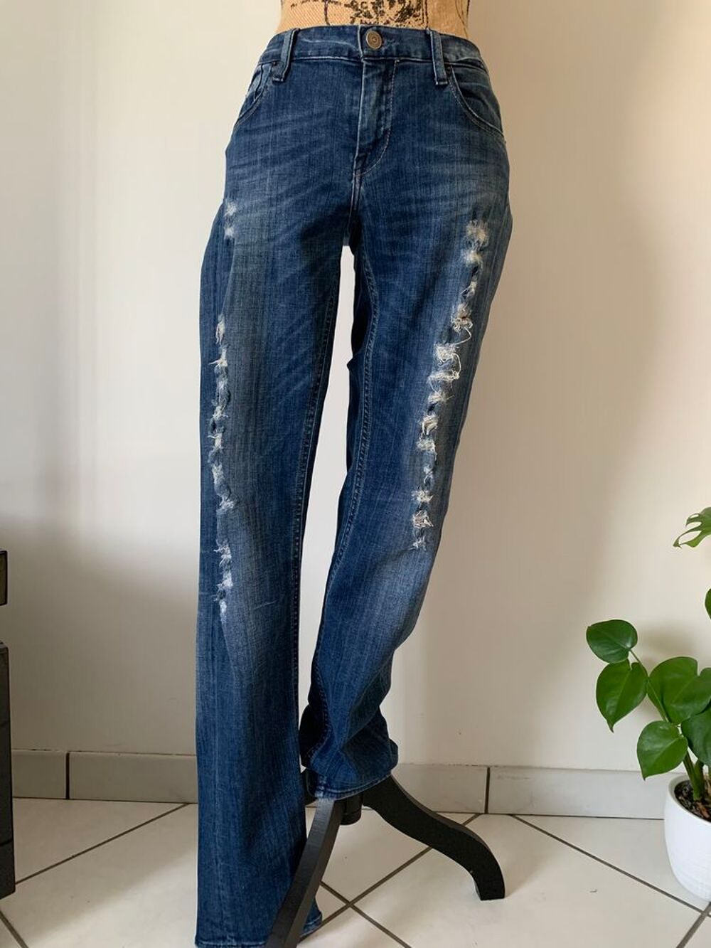 Pontalan jean femme Vêtements