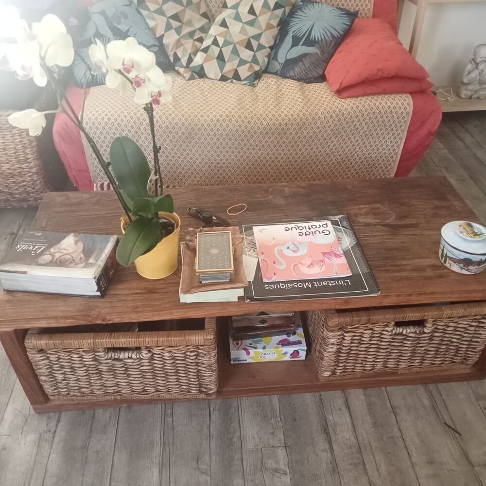 Table basse en bois massif palissandre indonesie Meubles