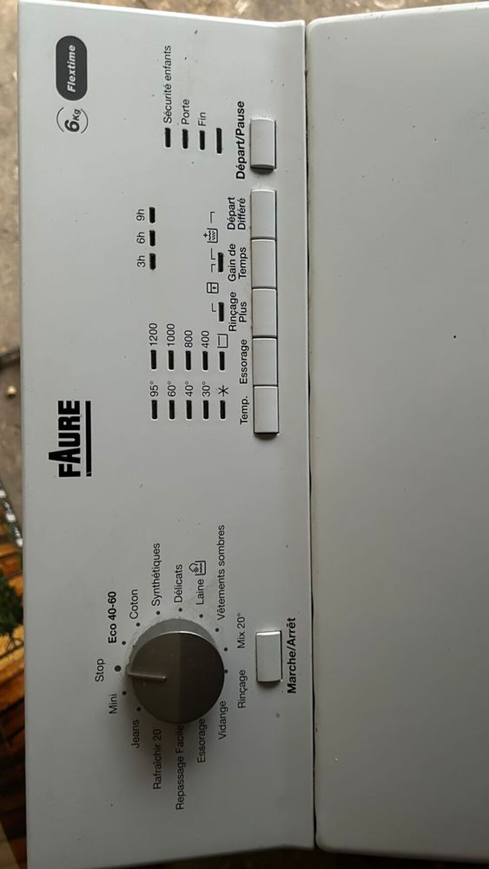 Machine a laver Faure 6kg Electroménager