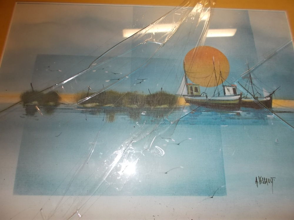 gravure SOUS VERRE 