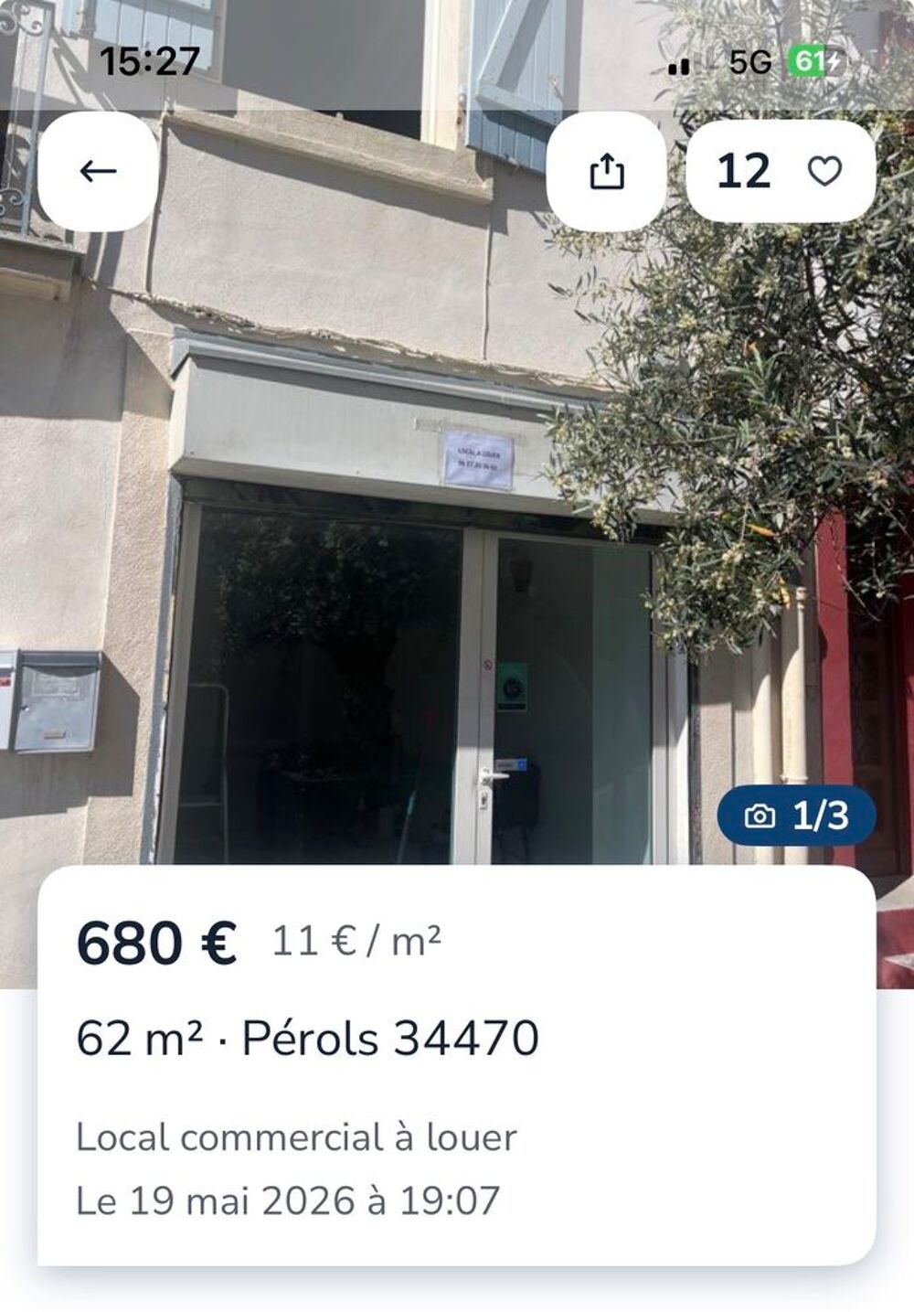 Location Autre Local commercial Pérols