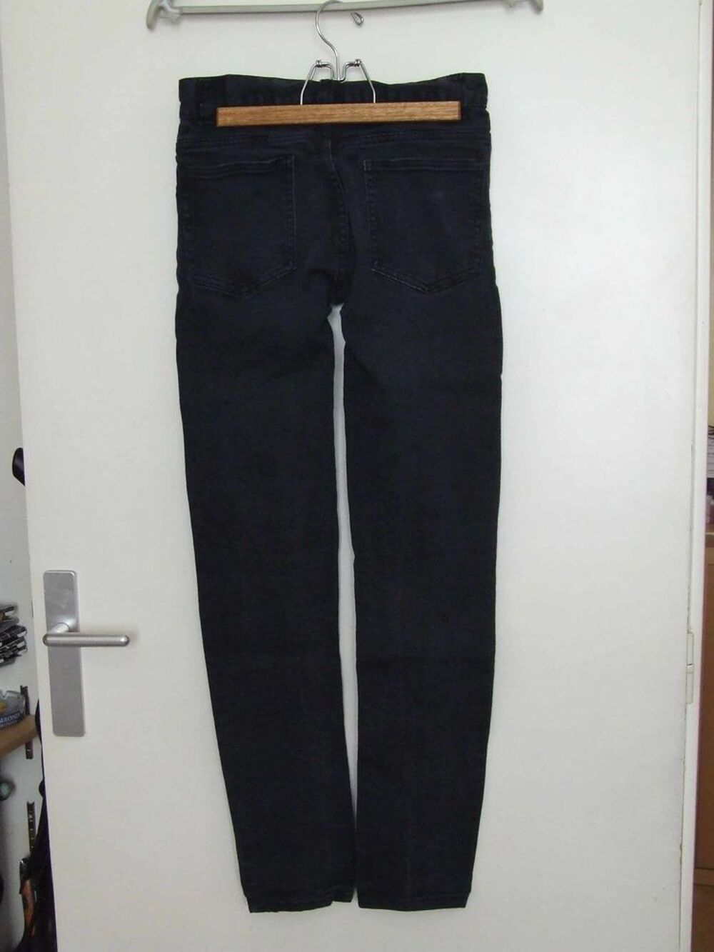 Jeans noir, DENIM CO, 16 17 ans, W30 L34, T.38 40, TBE Vêtements enfants