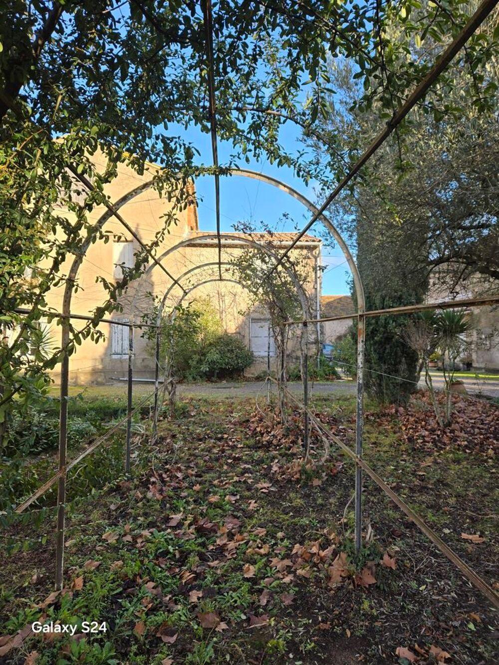 tonnelle en fer forg&eacute; Jardin