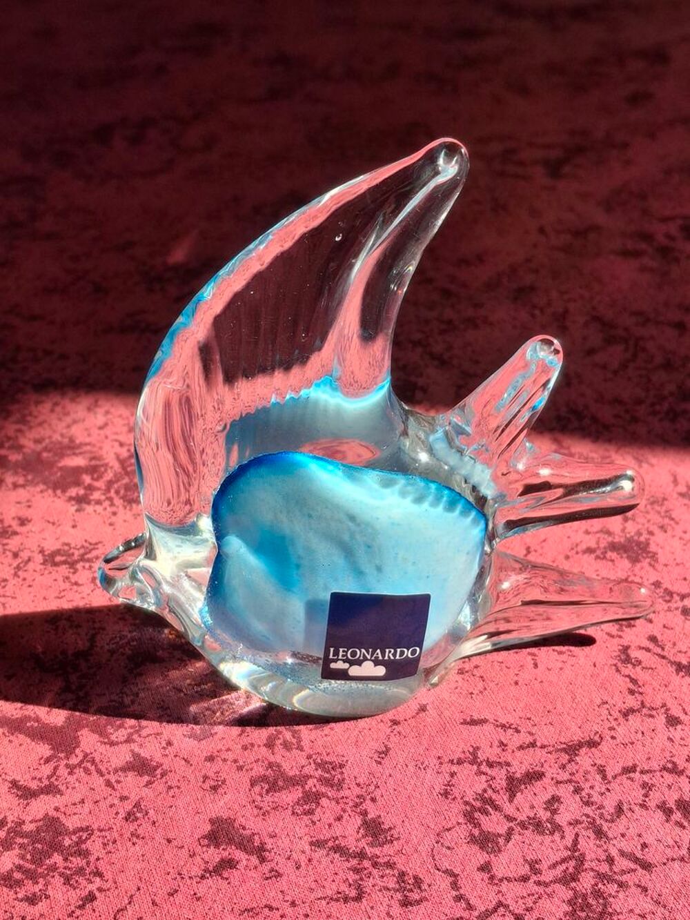 Poisson en verre souffl&eacute; Leonardo Décoration