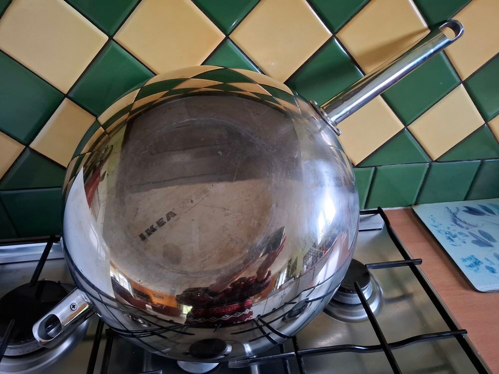 WOK DIAM. 32 CM ACIER INOXYDABLE Electroménager