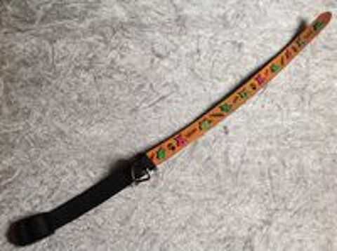   COLLIER MARTIN SELLIER ORANGE PETIT CHAT CHIEN Envoi Possibl 