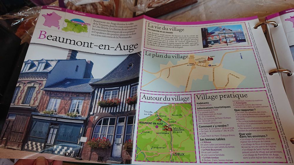Fiches "Villages de France" 