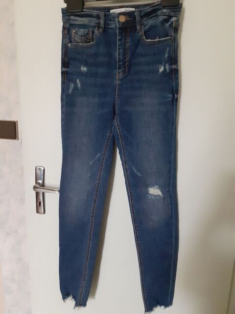 Jean slim trou femme taille 34 6 Grisolles (82)