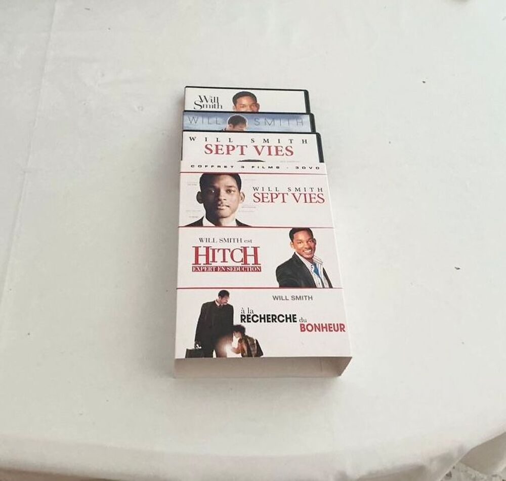 COFFRET DE TROIS DVD DE FILMS DE WILL SMITH Photos/Video/TV