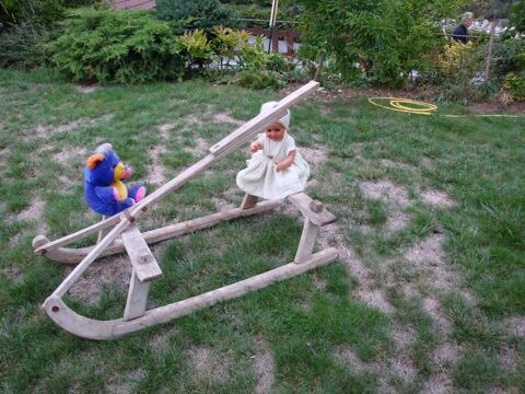 Luge ancienne en bois 30 Saint-Alban-Leysse (73)