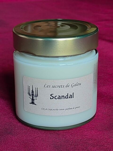 Bougie artisanale les secrets de galou scandal Avermes (03)
