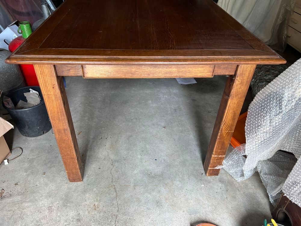 table de ferme en ch&ecirc;ne Meubles