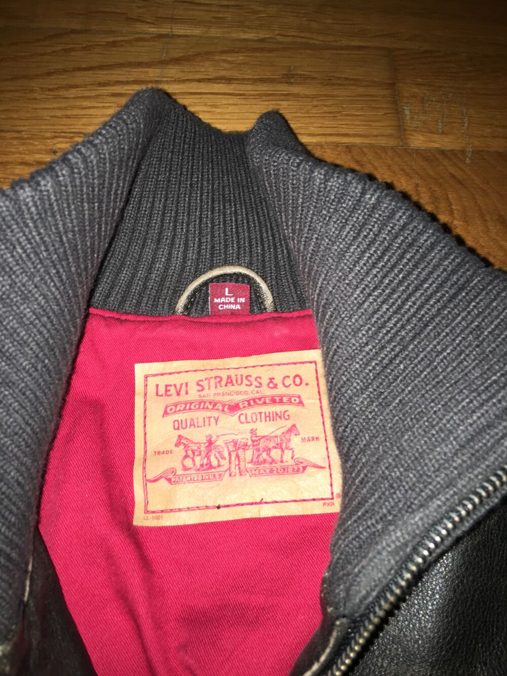 Blouson cuir vieilli Levi?s Vêtements