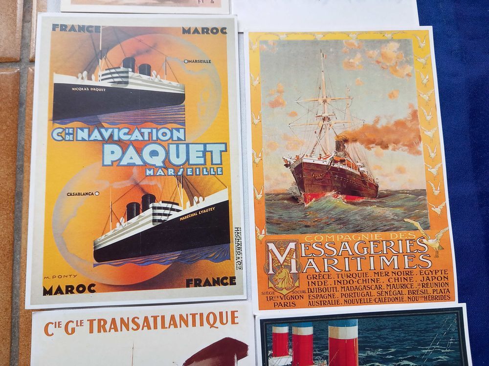cartes postales anciennes navires 