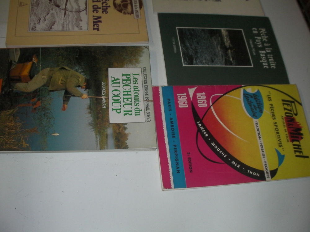 7 LIVRES DE P&Euml;CHE N&deg; 262 &agrave; 268 Sports