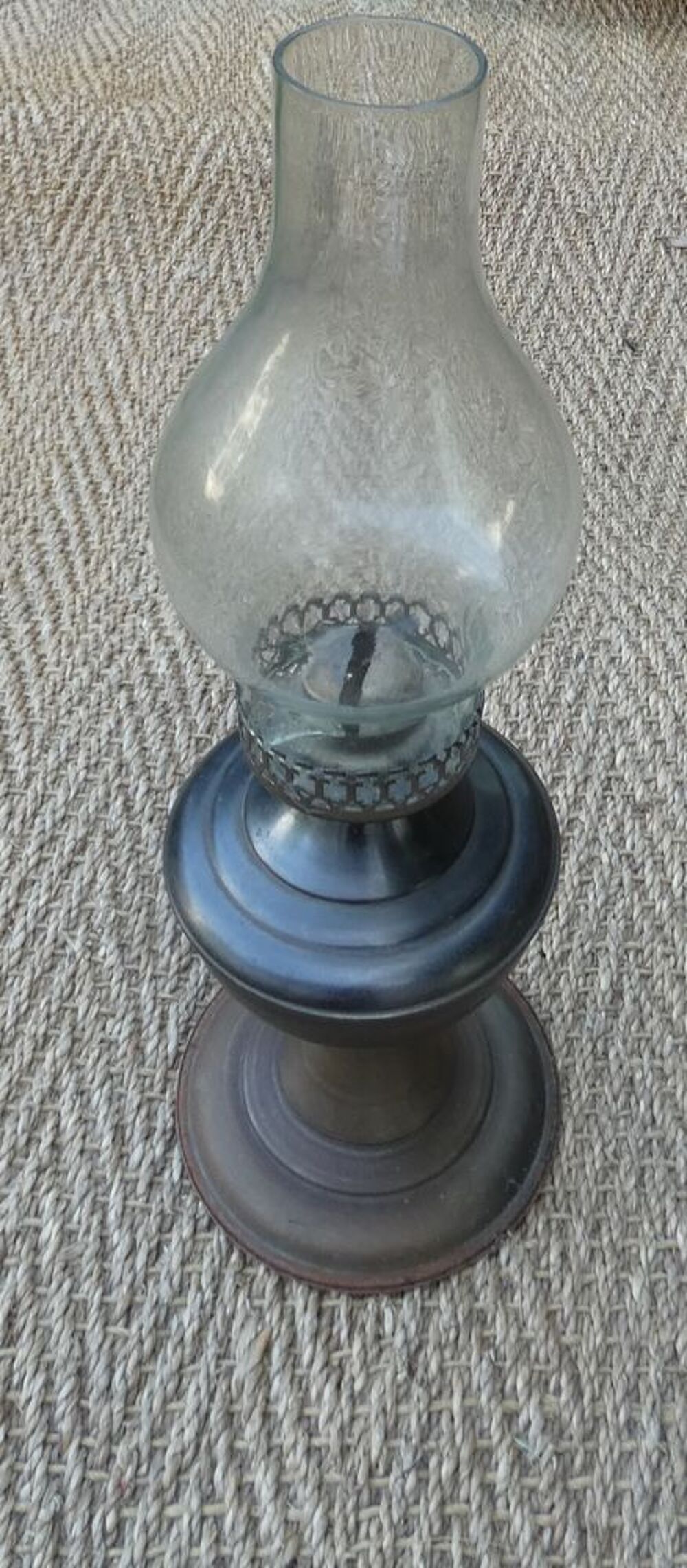 Lampe a huile en laiton Décoration