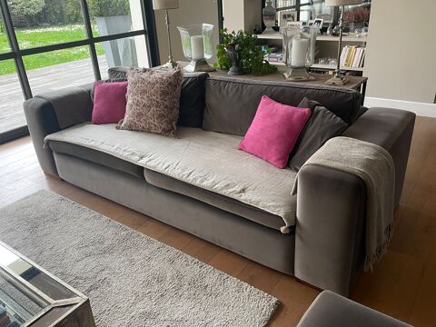 Canap 4 places et sa Mridienne couleur Taupe, 1200 Bordeaux (33)