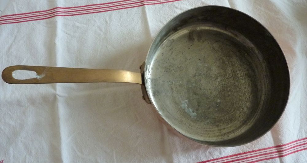 Casserole sauteuse cuivre rouge de Villedieu Diam. 24 cm Cuisine