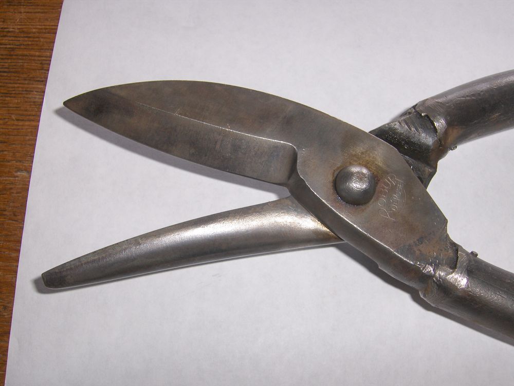  Cisaille ancienne 40 cm poids 1kg 400 Bricolage